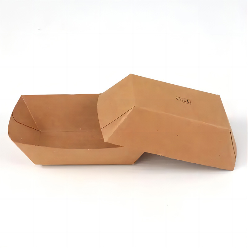 Open Kraft Snack Trays for Food Service