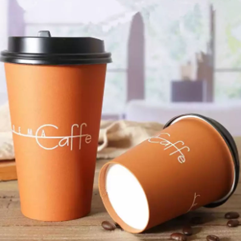 Double-Wall Coffee Cups with Custom Artwork