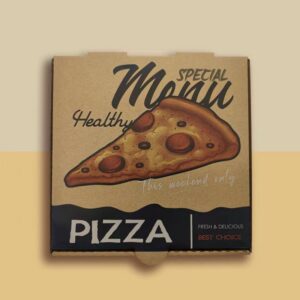 Menu-Style Printed Pizza Takeaway Boxes