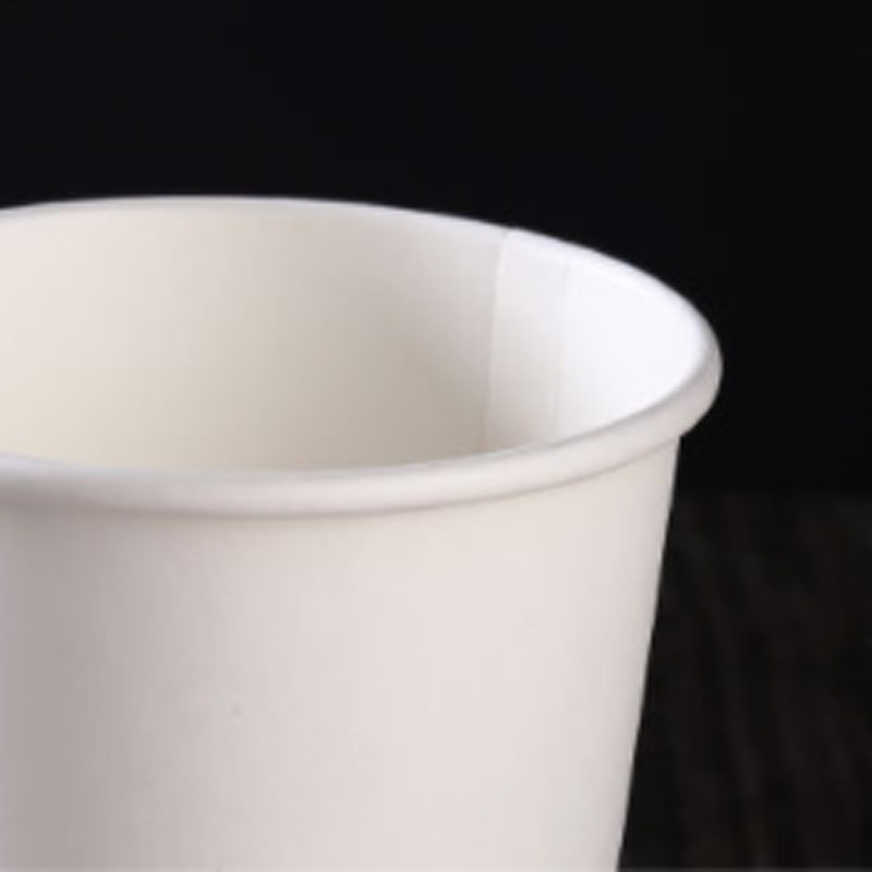 White Paper Cups with Custom Logo Printing