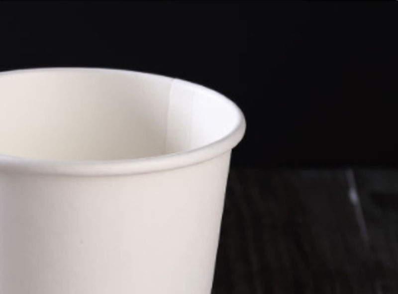 White Paper Cups with Custom Logo Printing