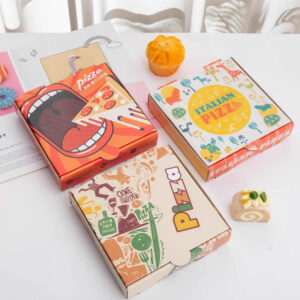 Full-Color Pizza Boxes for Branded Takeaway