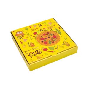 12-Inch Pizza Boxes with Bright Custom Printing