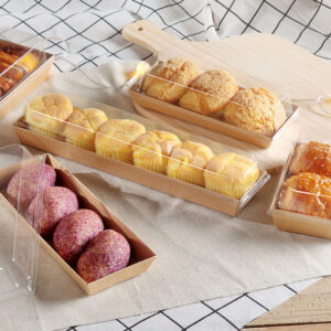 Clear Cover Pastry Assortment Boxes