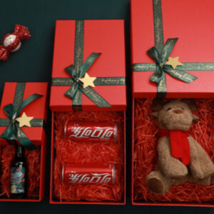 Christmas Gift Boxes with Ribbon Presentation