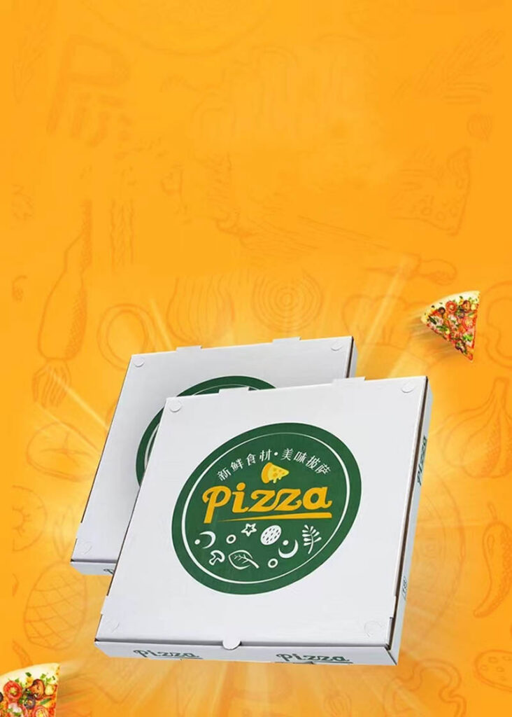 Large Printed Pizza Boxes from 14 to 20 Inches