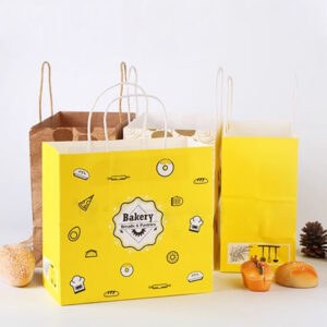 Printed Paper Carrier Bags for Bakeries