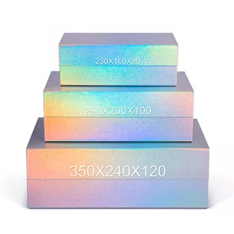 Iridescent Magnetic Folding Gift Boxes