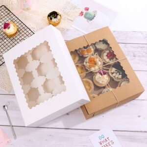 Window Cupcake Boxes with Multi-Cavity Inserts
