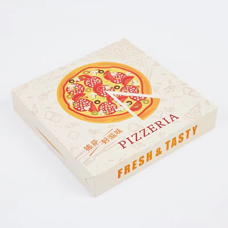 Custom Illustrated Corrugated Pizza Packaging