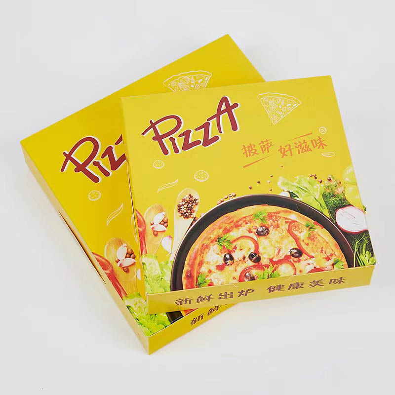 Custom Illustrated Corrugated Pizza Packaging