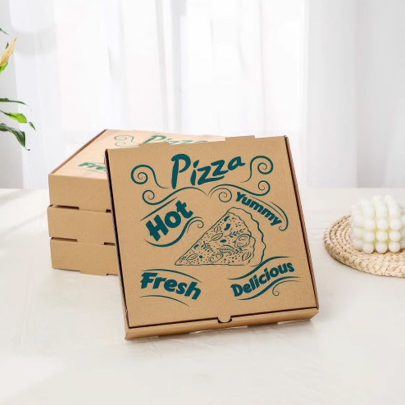 Kraft Pizza Boxes for Coordinated Takeaway Sets