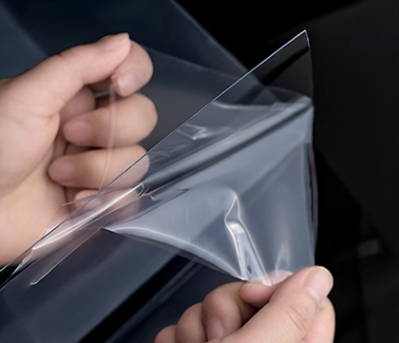 Structure and component detail for tall clear cake display boxes with white frames